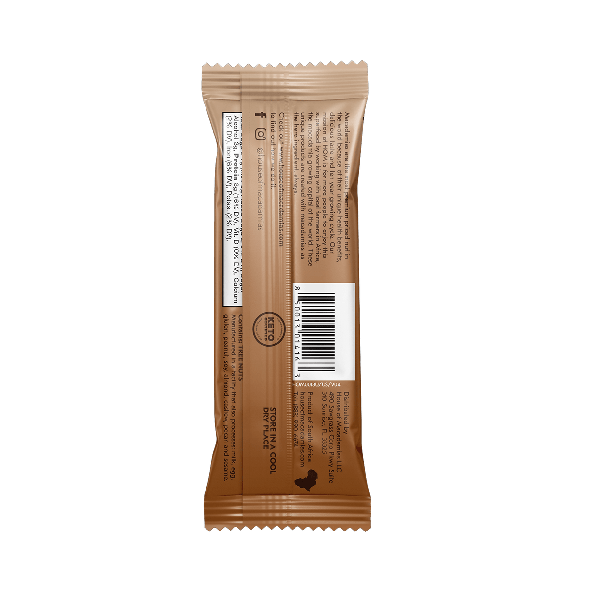 Dark Chocolate Caramel Cashew Nutrition Bars 12 Count
